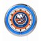 Holland Bar Stool Co New York Islanders Double Neon 19" Clock, NHL Clk19NYIsln - alternate 1