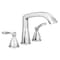 Delta Stryke Three Hole Roman Tub Trim, 11in, Lumicoat Chrome T2776-PR - alternate 2