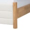 Baxton Studio Eilert Modern Cream Boucle and Oak Brown Wood Queen Bed 257-14002-ZORO - alternate 5