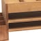 Homeroots 16" Brown Wood Desk Organizer 661179 - alternate 2