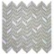 Apollo Tile Flint Gray 11.6 in x 12.1 in Recycled Glass Matte Floor and Wall Mosaic Tile 9.75 sqft/case, 10PK APLVRE8817A - alternate 1