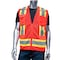 Pip ANSI Type R Class 2 Two-Tone Eleven Pocket Mesh Surveyors Vest 302-0500M-RD/3X - alternate 1