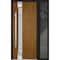 Vdomdoors Steel Door Deux 1713 Natural Oak Sidelight Exterior Black Window Stainless Inserts Single Modern Pa DEUX1713EXD-OAKB-W36+12 x H80-Right-hand Inswing - alternate 5