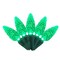 Celebrations LED C6 Green 5 ct Replacement Christmas Light Bulbs  04-07004A - alternate 1