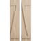 Ekena Millwork Rustic Two Board Spaced Board-n-Batten Rough Sawn Faux Wood Shutters w/Z-Board, 11 1/2W x 40H, PR SHUBSZ11X40RSPR - alternate 1