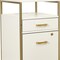 Homeroots 16" White Wood Drawer Filing Cabinet 723072 - alternate 2