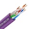 Syston Cable Technology Cat 6e Ethernet Cable Bulk, 100ft Purple, 600MHz 23AWG Solid Bare Copper, CMR Riser-Rated UV RoHS BULK1258-100PL - alternate 1