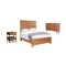 Homeroots Three Piece Brown Solid Wood Bedroom Set 636247 - alternate 3