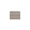 Homeroots 18" Beige Wood Two Drawer Nightstand 719564 - alternate 1