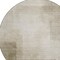 Homeroots 8' Khaki Round Geometric Washable Indoor Outdoor Area Rug 608096 - alternate 2