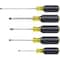 Klein Tools Screwdriver Set, General Purpose, Slotted and Phillips Tip, Steel Shank, Ergonomic Grip, 7-Piece 85076 - alternate 1