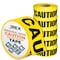 Jrex Safety Caution Do Not Enter Tape Roll - 1000 Ft x 3 Inch Wide Each - Yellow, 6PK PCDNT-JR-6PK - alternate 1