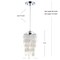 Jonathan Y Cayla 7" Seashell LED Pendant, White/Chrome JYL9002A - alternate 3