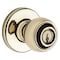 Kwikset Keyed Entry Knob, Polished Brass 400P3CPK6 - alternate 1
