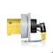 Leviton Pin & Sleeve Inlet, 60 A, 125V AC, 2 Pole, Screw Terminals Wire Connection Type Yellow 330B4WLEV - alternate 1