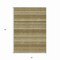 Homeroots 5' X 8' Artichoke Green And Fern Green Striped Washable Indoor Outdoor Area Rug 610577 - alternate 2