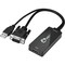 Siig PORTABLE VGA & USB AUDIO TO HDMI CONVERTER CONVERTS VGA OUTPUT TO HDMI CE-VG0U11-S1 - alternate 1