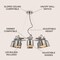 Jonathan Y Liam 26.5" 8-Light Metal LED Chandelier Chandelier, Nickel JYL6115A - alternate 6