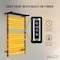 Anzzi Eve 8-Bar Stainless Steel Wall Mounted Towel Warmer in Matte Black TW-AZ012MBK - alternate 2
