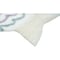 Homeroots 32" White Pink And Purple Cotton Fish Shaped Youthful Bath Rug 634901 - alternate 4
