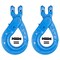 Mytee Products 2PK 1/2in G100 Clevis Self-Locking Hook for 1/2inLifting Chains, Wire Rope, Slings, 2PK SLH12-G100x2 - alternate 1