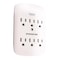 Monster Just Power It Up 0 ft. L 6 outlets Wall Tap Surge Protector White 1200 J 1606 - alternate 1