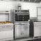 Koolmore 28.15 inch Stainless Steel Professional Charcoal Oven With Warming Racks KM-CHO28-SS-TR - alternate 8