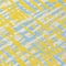Homeroots 5' X 8' Yellow Denim Blue And Beige Abstract Washable Indoor Outdoor Area Rug 602606 - alternate 2