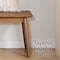 Alaterre Furniture Calais Dining Mid Century Modern 46" Solid Wood Dining Bench Entryway Bench w/ Minimalist Design ANCA0390 - alternate 5