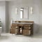 James Martin Vanities Brittany 60" Single Vanity, Pecan w/ 3 CM Victorian Silver Silestone Top 655-V60S-PCN-3VSL - alternate 3