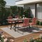 Homeroots Five Piece Brown and Black Solid Wood Dining Set with Four Chairs 510907 - alternate 4