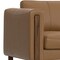 Homeroots 62" Brown Leather Sofa 641138 - alternate 4
