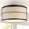 Jonathan Y Evan 14" 2-Light Rustic Farmhouse Iron LED Flush Mount, Oil Rubbed Bronze JYL1313A - alternate 5