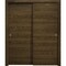 Sartodoors Sliding Closet Bypass Doors 36 x 80 inches, Ego 5000 Marble Oak, Rails Hardware Set, Wood Solid B EGO5000DBD-DMR-36 - alternate 1