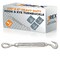 Jrex Safety Galvanized Steel Hook and Eye Turnbuckle - 3/8" x 6" GTB38-JR-HE-1 - alternate 1