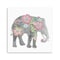 Homeroots Floral Elephant Unframed Print Wall Art 398861 - alternate 1