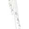 Z-Lite Aimie 7-Light Chandelier, 18 in W x 13 in H, Brushed Nickel 828P6-7R-BN - alternate 4