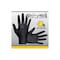 Sas Safety Raven, Disposable Gloves, 7 mil Palm, Nitrile, Powder-Free, XL, 1000 PK, Black 66519 - alternate 3