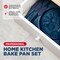 Bakkenamster BAKKEN Kitchen Baking Pan Set, Oven Safe Tray, Up To 450 Deg F, 18PK BKBSBLUE18 - alternate 4