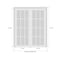 Sartodoors Solid French Double Doors Frosted Glass White 36x96 (2* 18x96) Solid Core Modern Interior QUADRO4266DD-WS-3696 - alternate 3