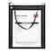 C-Line Products 9" x 12" Black Stitched Shop Ticket Holders with Hanging Strap, 15/BX 74112 - alternate 1