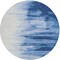 Homeroots 8' Navy Blue And Ivory Round Abstract Washable Indoor Outdoor Area Rug 601226 - alternate 2