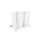 Rev-A-Shelf Steel; Plastic, White, 14.38 in W, 19.25 in H, 22 in D RV-18PB-2 S - alternate 1