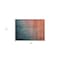 Homeroots 2' X 3' Gray and Red Orange Ombre Washable Non Skid Indoor Outdoor Area Rug 563727 - alternate 5