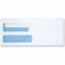 Universal Double Window Business Envelope, No 10, Square Flap, Gummed, 4.13 x 9.5, 500PK UNV36103 - alternate 2