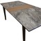 Homeroots 86" Gray and Walnut Wood Self-Storing Leaf Extendable Dining Table 716296 - alternate 4