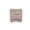 Homeroots 26" Gray Solid Wood Carved Geometric Two Drawer Nightstand 661248 - alternate 1