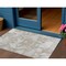 Homeroots 3' X 5' Taupe And Brown Abstract Washable Indoor Outdoor Area Rug 609582 - alternate 1