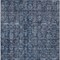 Homeroots 9' X 12' Blue And Black Damask Washable Indoor Outdoor Area Rug 605089 - alternate 4