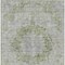 Homeroots 3' X 5' Olive Green Floral Medallion Washable Indoor Outdoor Area Rug 607908 - alternate 4